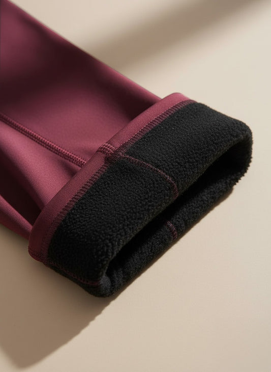 PANTALON POLAIRE D’ÉQUITATION ÉQUIWARM™ – BORDEAUX
