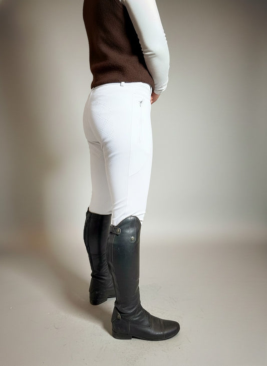 PANTALON POLAIRE D’ÉQUITATION ÉQUIWARM™ – BLANC