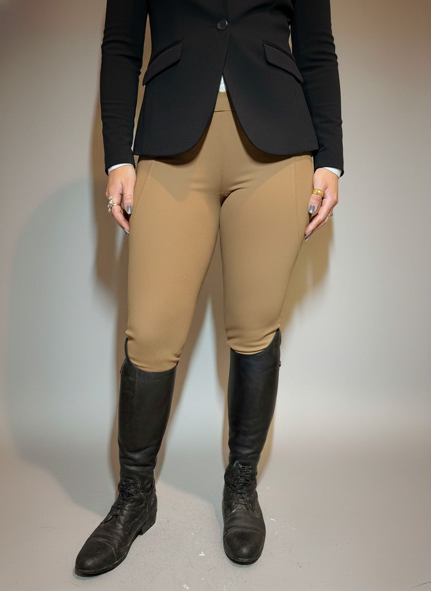 PANTALON POLAIRE D’ÉQUITATION ÉQUIWARM™ – BEIGE