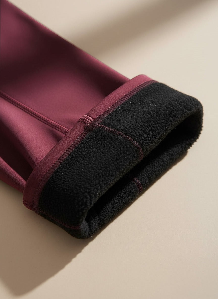PANTALON POLAIRE D’ÉQUITATION ÉQUIWARM™ – BORDEAUX